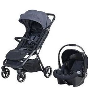 Prego 2026 Smart Fold Siyah Travel Sistem Bebek Arabası