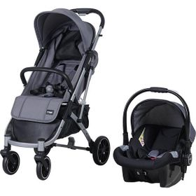 Prego 2030 Covi Plus Travel Sitem Gri Bebek Arabası
