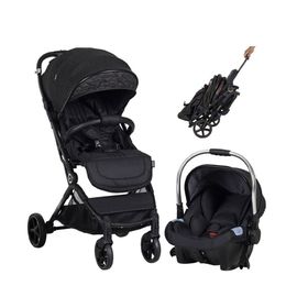 Prego 2032 Siyah Solo Travel Sistem Bebek Arabası
