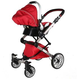 Prego 2070 Laon Kırmızı Travel Sistem Bebek Arabası