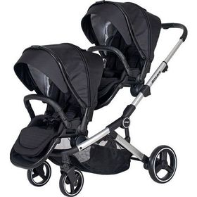 Prego 2072 İbiza Siyah İkiz Bebek Arabası