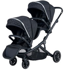 Prego 2223T Ibiza Siyah Plus Bebek Travel Sistem İkiz Bebek Arabası