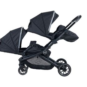 Prego 2223T Ibiza Siyah Plus Bebek Travel Sistem İkiz Bebek Arabası
