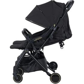 Prego 2236 London Siyah İkiz Bebek Arabası