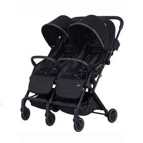 Prego 2236 London Siyah İkiz Bebek Arabası