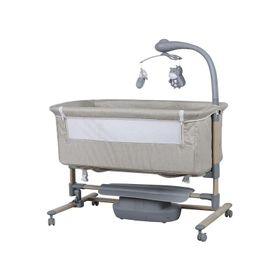Prego 4091 Carmela Anne Yanı Bej Elektrikli Beşik