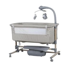 Prego 4091 Carmela Anne Yanı Bej Elektrikli Beşik