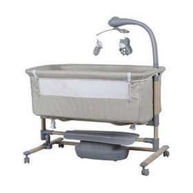 Prego 4091 Carmela Anne Yanı Bej Elektrikli Beşik
