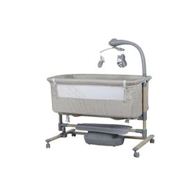 Prego 4091 Carmela Anne Yanı Bej Elektrikli Beşik
