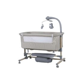 Prego 4091 Carmela Anne Yanı Bej Elektrikli Beşik