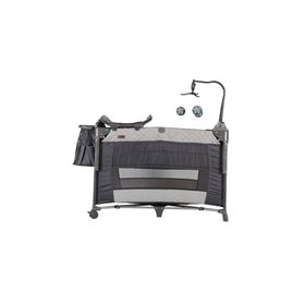 Prego 8040 Miami Premium Gri Park Yatak 70x120 cm Oyun Parkı Beşik