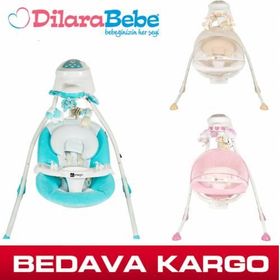 PREGO BABY GALAKSİ OTOMATİK SALINCAK - PEMBE