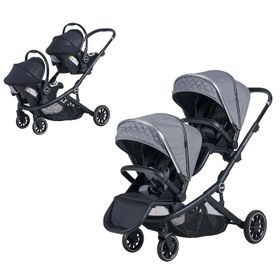 Prego Gri İbiza Plus İkiz Travel Bebek Arabası