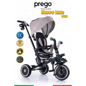 Prego Happy Dino Plus 360 Dönebilen Koltuklu Bej Tamamen Katlanabilir Çocuk Bisikleti