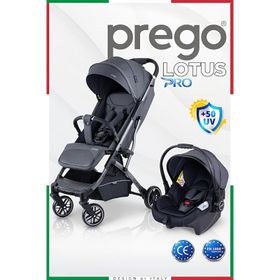 Prego Lotus Pro Kabin Boy Gri Travel Sistem Bebek Arabası