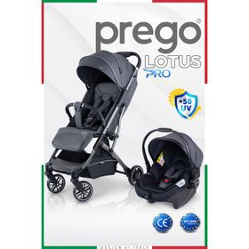 Prego Lotus Pro Kabin Boy Gri Travel Sistem Bebek Arabası
