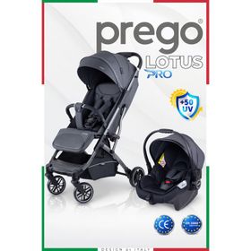 Prego Lotus Pro Kabin Boy Gri Travel Sistem Bebek Arabası