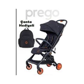 Prego Quark Karbon Fiber Turuncu Kabin Boy Bebek Arabası