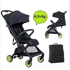Prego Quark Karbon Fiber Yeşil Kabin Boy Bebek Arabası
