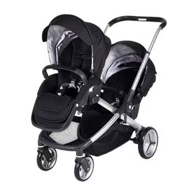 Prego Siyah Ibiza Pro İkiz Travel Bebek Arabası