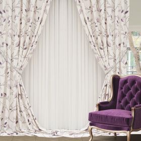 Premier Home Capella Beyaz 300x270 cm Keten Tül Perde