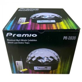 Premio PR-2839 USB Kumandalı Hoparlörlü Led Disko Topu