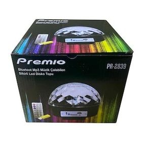 Premio PR-2839 USB Kumandalı Hoparlörlü Led Disko Topu