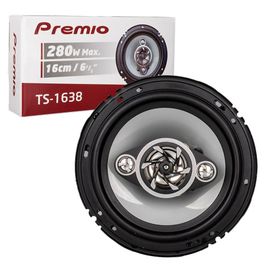 Premio TS-1638 240 W 16 cm Tweeterli 2'li Oto Hoparlör