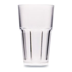 Premium 300 ml 6'lı Rubikap Polikarbon Kırılmaz Kumlu Meşrubat Bardak