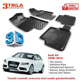 Premium Audi A4 3D Havuzlu Paspas