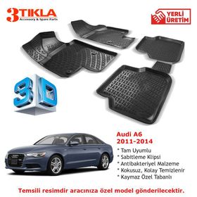 Premium Audi A6 3D Havuzlu Paspas