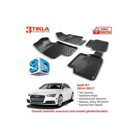 Premium Audi A7 C7 3D Havuzlu Paspas