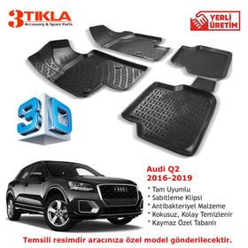 Premium Audi Q2 3D Havuzlu Paspas