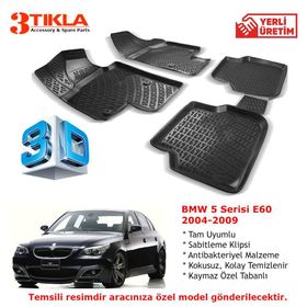 Premium Bmw 5 Serisi E60 3D Havuzlu Paspas