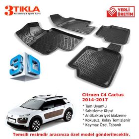 Premium Citroen C4 Cactus 3D Havuzlu Paspas