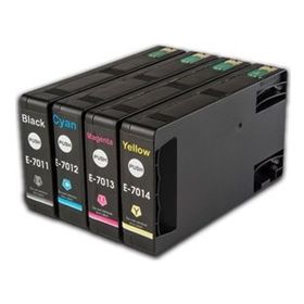 Premium Epson Workforce Pro WP4515DN 4 Renk Uyumlu Kartuş Seti