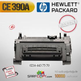 Premium HP CE390A 10K Siyah Muadil Toner