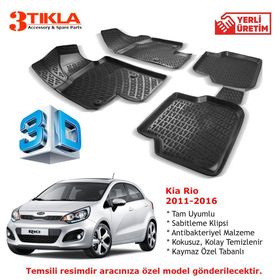 Premium Kia Rio 3D Havuzlu Paspas