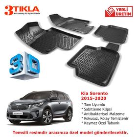 Premium Kia Sorento 3D Havuzlu Paspas