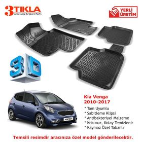 Premium Kia Venga 3D Havuzlu Paspas