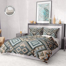 Premium Luxury 3D Pamuk Saten Otantik Çift Kişilik Nevresim Takımı