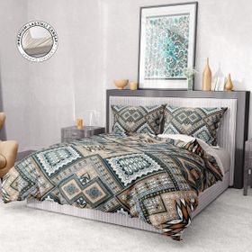Premium Luxury 3D Pamuk Saten Otantik Çift Kişilik Nevresim Takımı