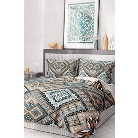 Premium Luxury 3D Pamuk Saten Otantik Çift Kişilik Nevresim Takımı