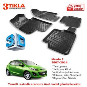 Premium Mazda 2 3D Havuzlu Paspas
