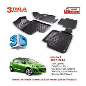 Premium Mazda 2 3D Havuzlu Paspas