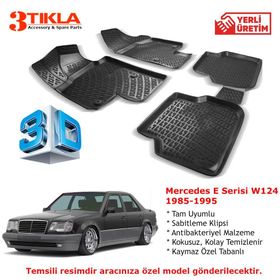 Premium Mercedes E Serisi W124 3D Havuzlu Paspas
