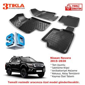 Premium Nissan Navara 3D Havuzlu Paspas