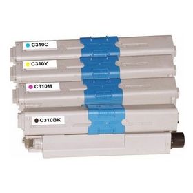Premium Oki C310DN 4 Renk Uyumlu Muadil Toner Seti