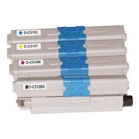 Premium Oki C510DN 4 Renk Uyumlu Muadil Toner Seti