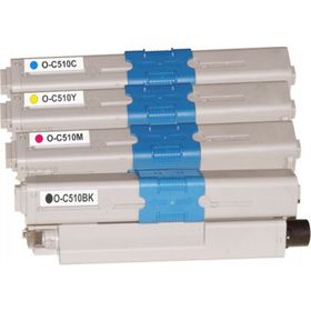 Premium Oki C510DN 4 Renk Uyumlu Muadil Toner Seti